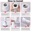 Anself Hair Dryer Diffuser Head Adjustable Blow Dryers Dispersing Wind for Curly Hair Wavy Hair Hairdressing Styling Accessories