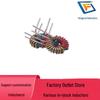 Red Bobbin Split Winding Ferrite Core 400UH 4A Common Mode Choke Coil T9*5*3 with 0.6 Wire, 9 Turns