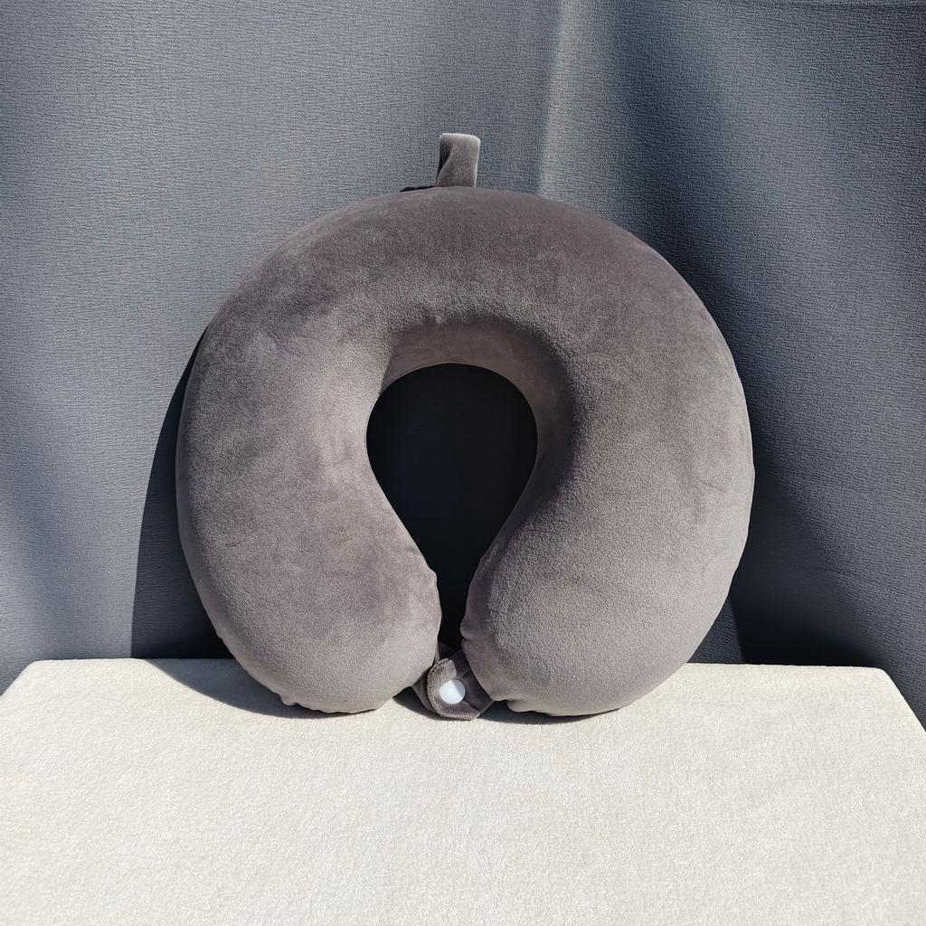 Four-sided Elastic U-shaped Pillow Memory Foam Travel Aircraft Neck Protection Pillow Elastic Super Soft U-shaped Pillow