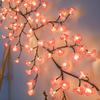 Cherry Blossom LED Rattan Branch Lights - Flexible Indoor Atmosphere Decor
