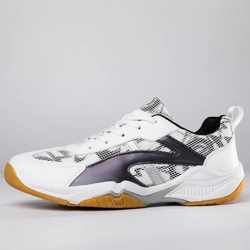 

2025 Women Men Pickleball Shoes Court Tennis Sport Badminton Shoes Women Gym Walking Sneakers Mesh Breathable Man Tennis Shoes 39