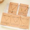 Gold Color Women Necklace Sets Fashion Heart Butterfly Pearl Moon Star Pendant Necklace 2026 Vintage Jewelry Gifts