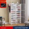 Foldable Multi-layer Shoe Rack: Vertical Wall-mounted Storage Cabinet for Students and Dorms