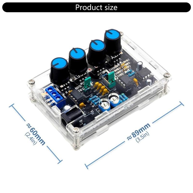 ICL8038 Multifunction Waveform Generator DIY Kit Through Hole Components Double Amplifier Adjustable Frequency