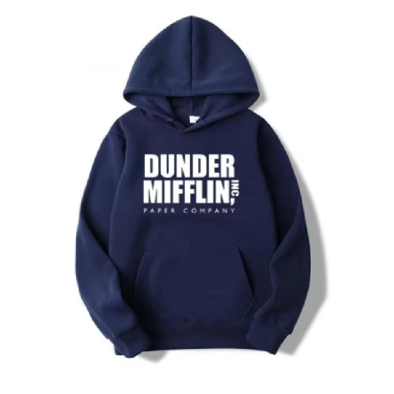 Kancelář Dunder Mufflin INC Papírová Mikina Dwight Schrute Mikina Muži Ženy Mikiny Ležérní Pulovr S Kapucí Svetr
