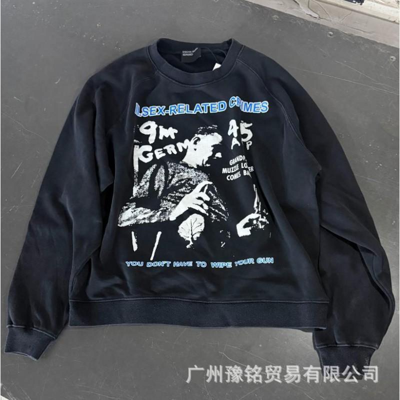 Unisex Oversized Cotton Graphic Print Hoodie Streetwear Loose Fit Casual Sweatshirt