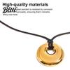 Versatile Jewelry Piece Boho Style Necklace Stainless Steel Ring Pendant
