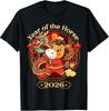 Jahr des Pferdes Drache 2026 Chinesisches Tierkreiszeichen T-Shirt