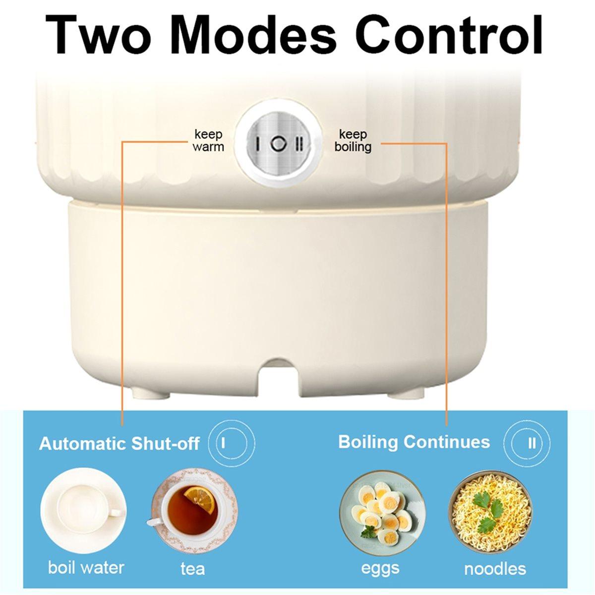 Folding Electric Kettle 1000ML Portable Water Heater Electric Kettle Home Kettle EU Plug China Mainland