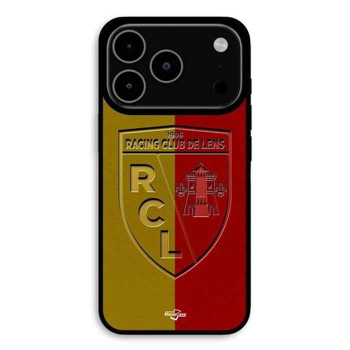 Coque Pour iPhone 17 Pro RCL LENS Logo fond jaune et rouge Maniacase