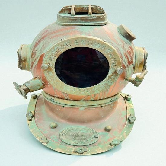 

Mark V Diving Helmet Brass Scuba Diver Nautical Home Decor