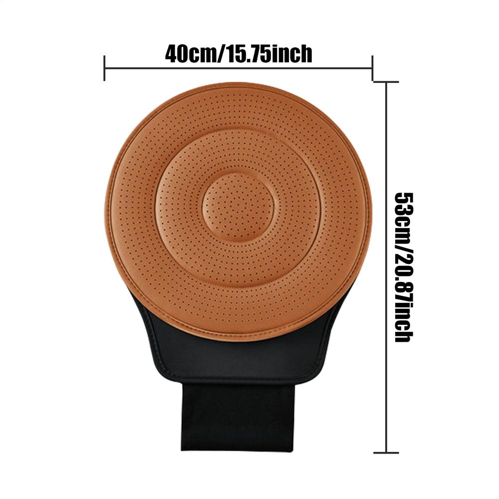 Universal Swivel Car Seat 360 Degree Rotating Driving Seat Cushion Anti-Slip Moisture-Wicking Pad Chair For Elderly