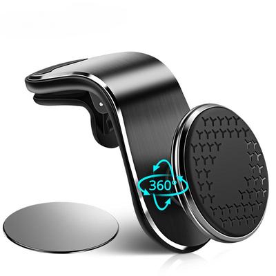 Manyetik Araç Telefon Tutucu Araç Hava Menfezi Klipsli Montaj Standı Iphone11 İçin Mıknatıs GPS Navigasyon Tutucu 360 Derece Dönebilen
