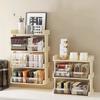 Multi-layers Storage Drawer Rack Multifunction Space Saving Display Storage Box Transparent Eco-friendly Material