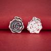 Sterling Silver Rose Flower Pendant & Charm for DIY Bracelets/Necklaces