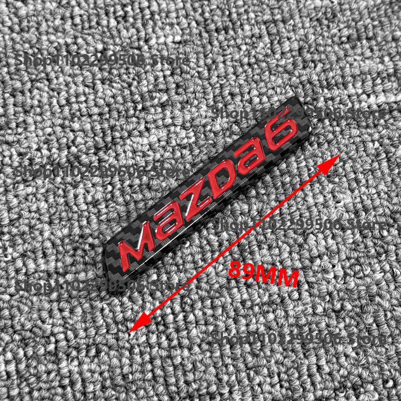 ABS Car Sticker MS Mazda Speed Emblem Decal Sticker Logo for Mazda 3 Mazda 6 Axela Atenza Emblem Auto Modified Body Badge h1