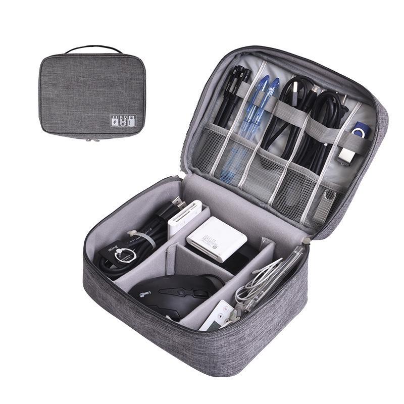 Multifunctional Mobile Accessories & Storage Bag for Phones, USB Drives, Power Banks, and Cables