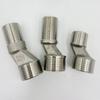 Uprgades Steel Plumbing Adapters Metal Offset Connector Threaded Pipe Adapter Wall Mounted Adapter set for Wall Mounts