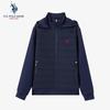 U.S. POLO ASSN. Men's Hooded Business Casual Thickened Cotton Jacket