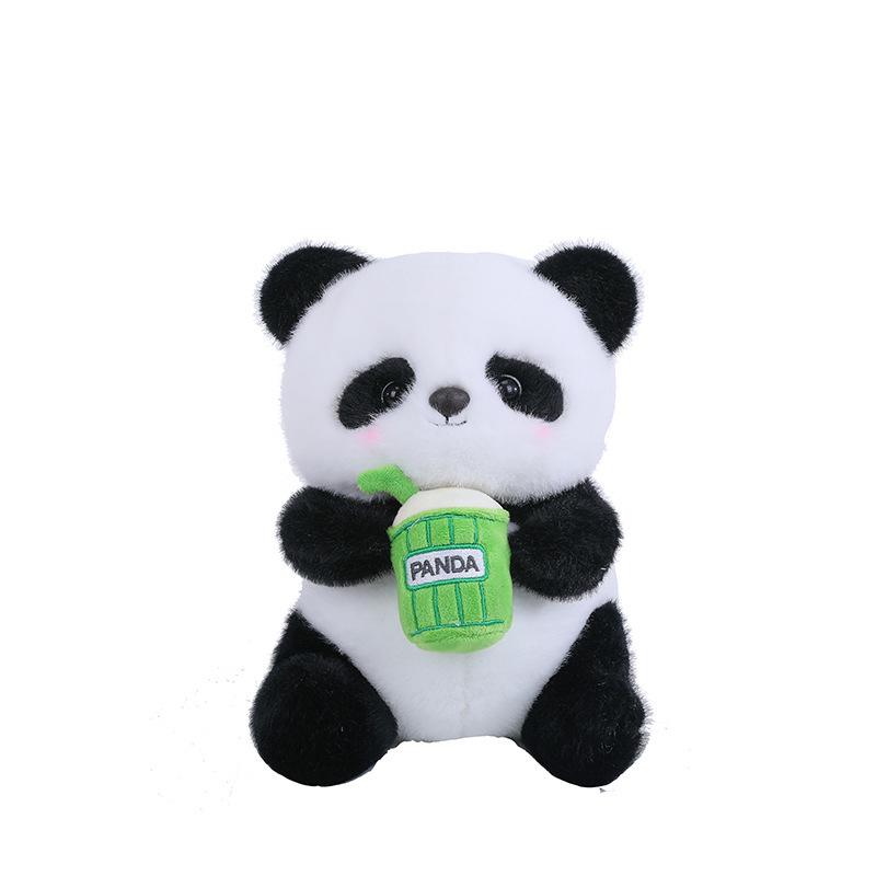 Entzückendes Panda Milchtee Plüschtier Kissen für Mädchen und Kinder