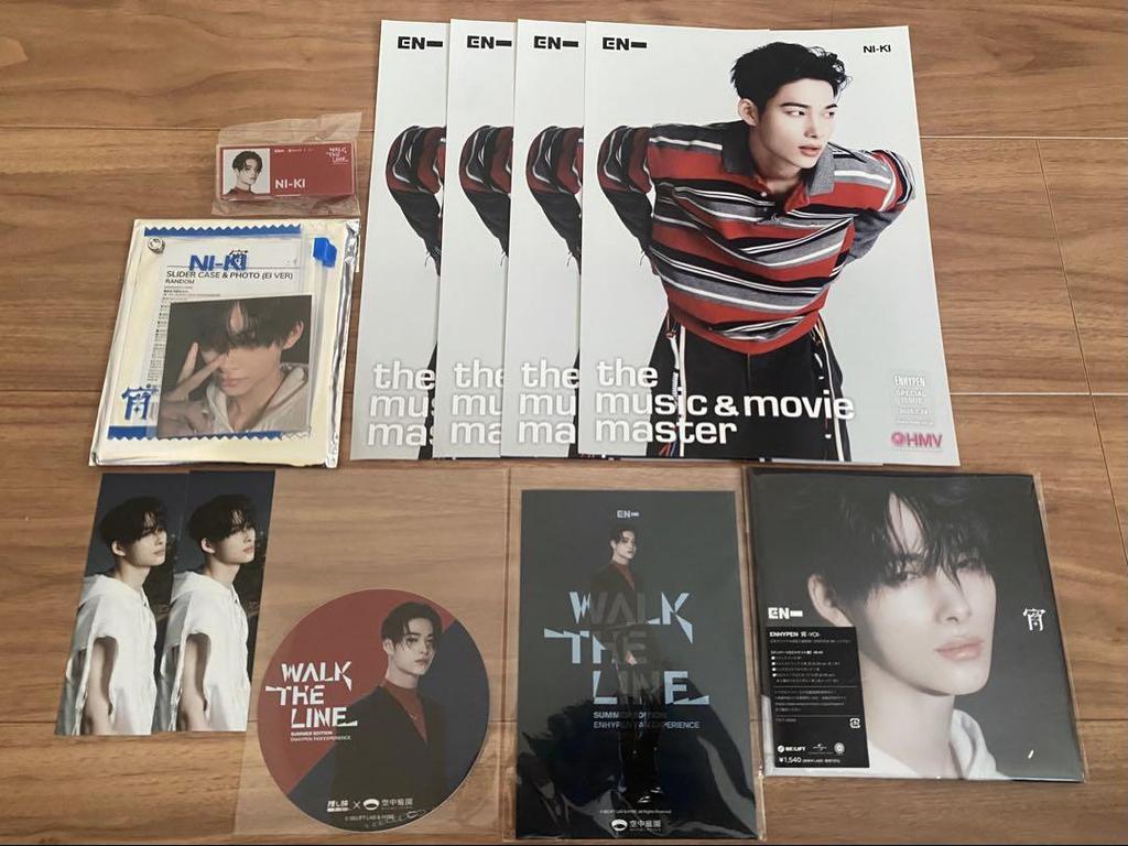 [USED] ENHYPEN Niki Walk the Line Yoi Goods