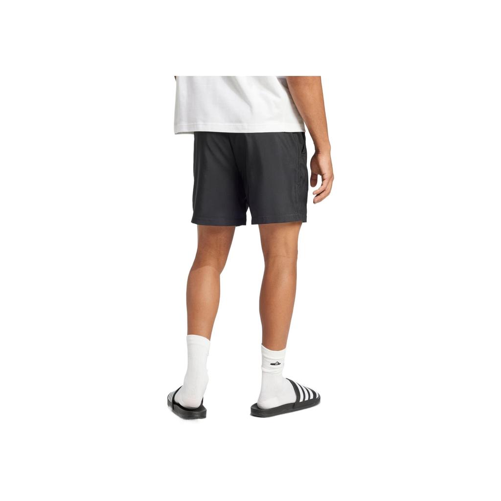 Adidas Essentials Small Logo Chelsea Shorts Black/White Men Streetwear JF1117