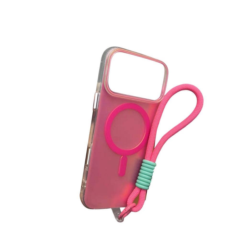 The Magnetic Phone Case With A Bracelet Features And Elegant Design That Is Compatible With The 17pro Max