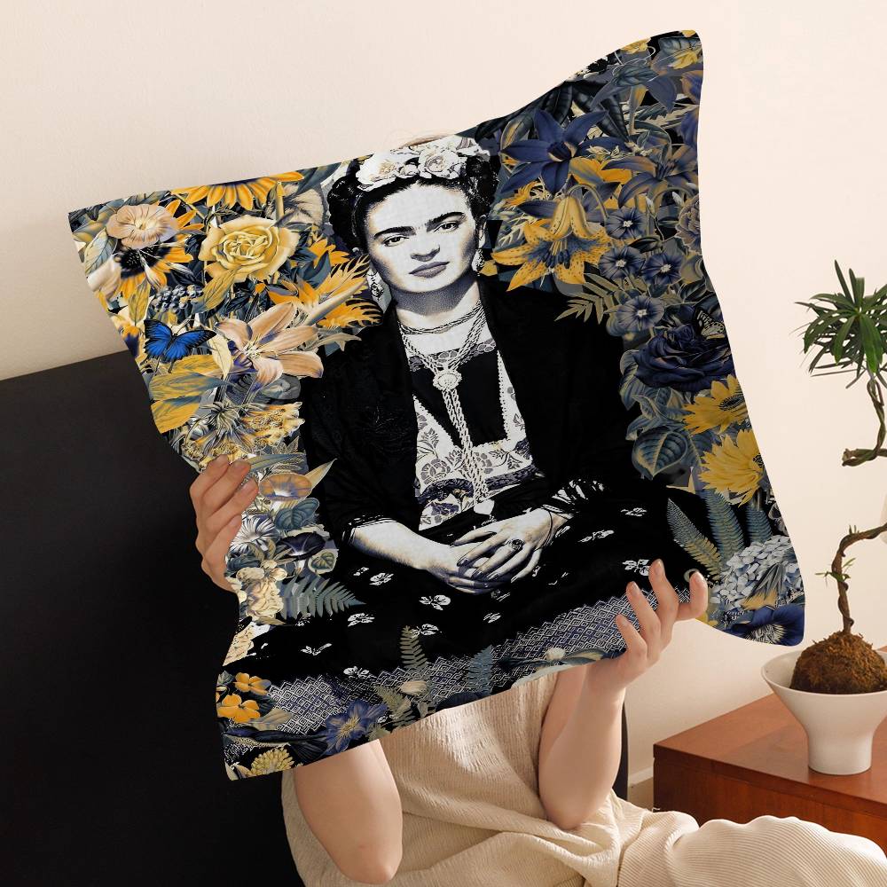 Art Frida Personalized Pillow Dust Cover Bedroom Kids Party Decoration Pillowcase Birthday Children Gift