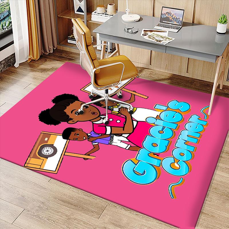 Gracie's Corner1 Printed Absorbent Washable Carpet, Non-Slip Bathroom Mats, Kitchen Rugs, Yoga Mat,Living Room Entrance, Camping Picnic Rugs