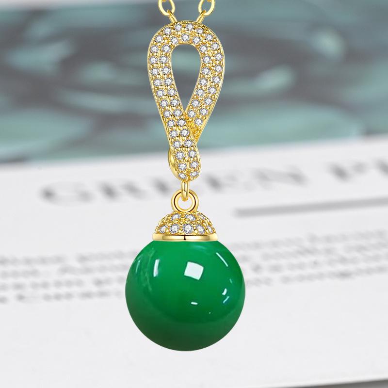 

Zircon-Set Imitation White Pearl & Multicolor Shell Pendant Necklace - Women s Fashion Clavicle Chain