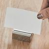 Geometric Shape Table Place Card Holder Solid Menu Sign Holder Photo Picture Holder Clip  Hotel