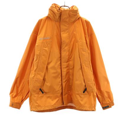 Cascade Rocks Rain Jacket S Orange Outdoors Men's Used