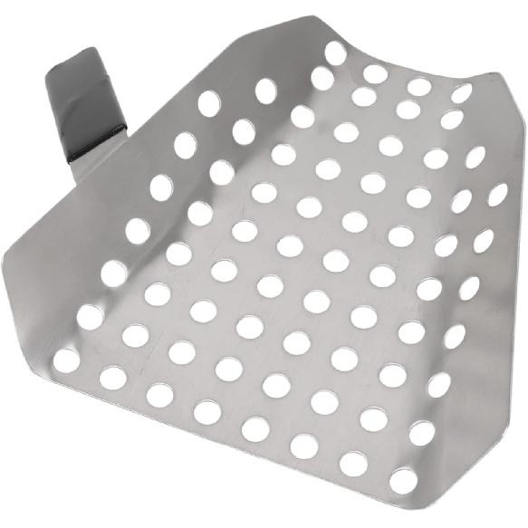 French Fries Scoop Laborsaving Stainless Steel Metal Popcorn Scoop with Holes for Cinema To Fill The Bucket