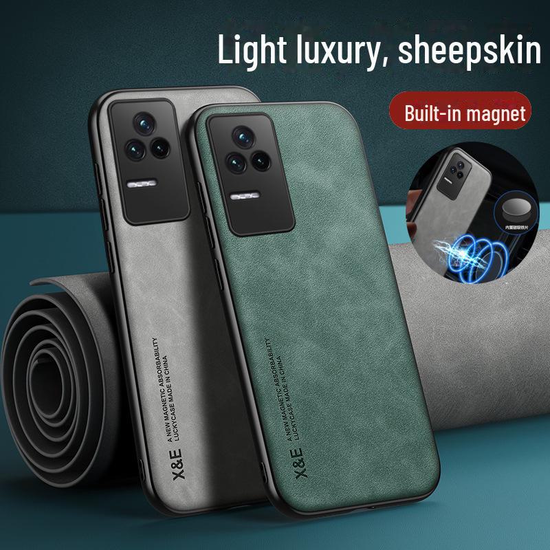 

Премиальный кожаный защитный чехол для Redmi K50: Чехол для игрового чехла унисекс класса High-End. Galaxy Gray