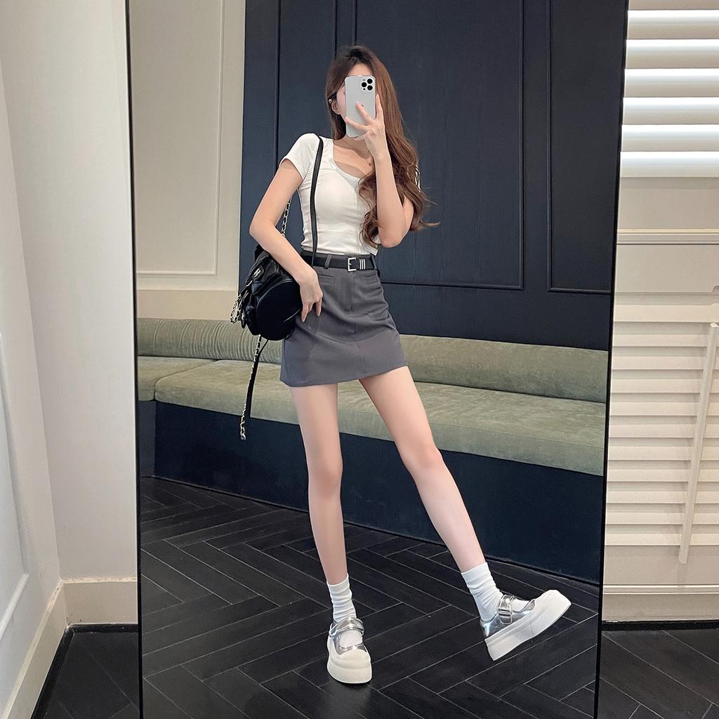 Rindslederversion~ Ruth gleiche Leder großer Kopf Einzelne Schuhe Damen vielseitige Plateau Muffin Klettverschluss Mary Jane weiße Schuhe