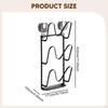 Pot Lid Organizer Cabinet Cutting Board Holder Rack Versatile Simple Wall Mount Pan for