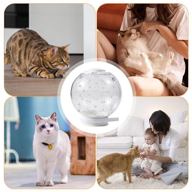Cat Muzzle Pet Grooming Cover Accessory Breathable Anti Bite Muzzles Clear Cat Adjustable Hood Cat Grooming Pet Supplies