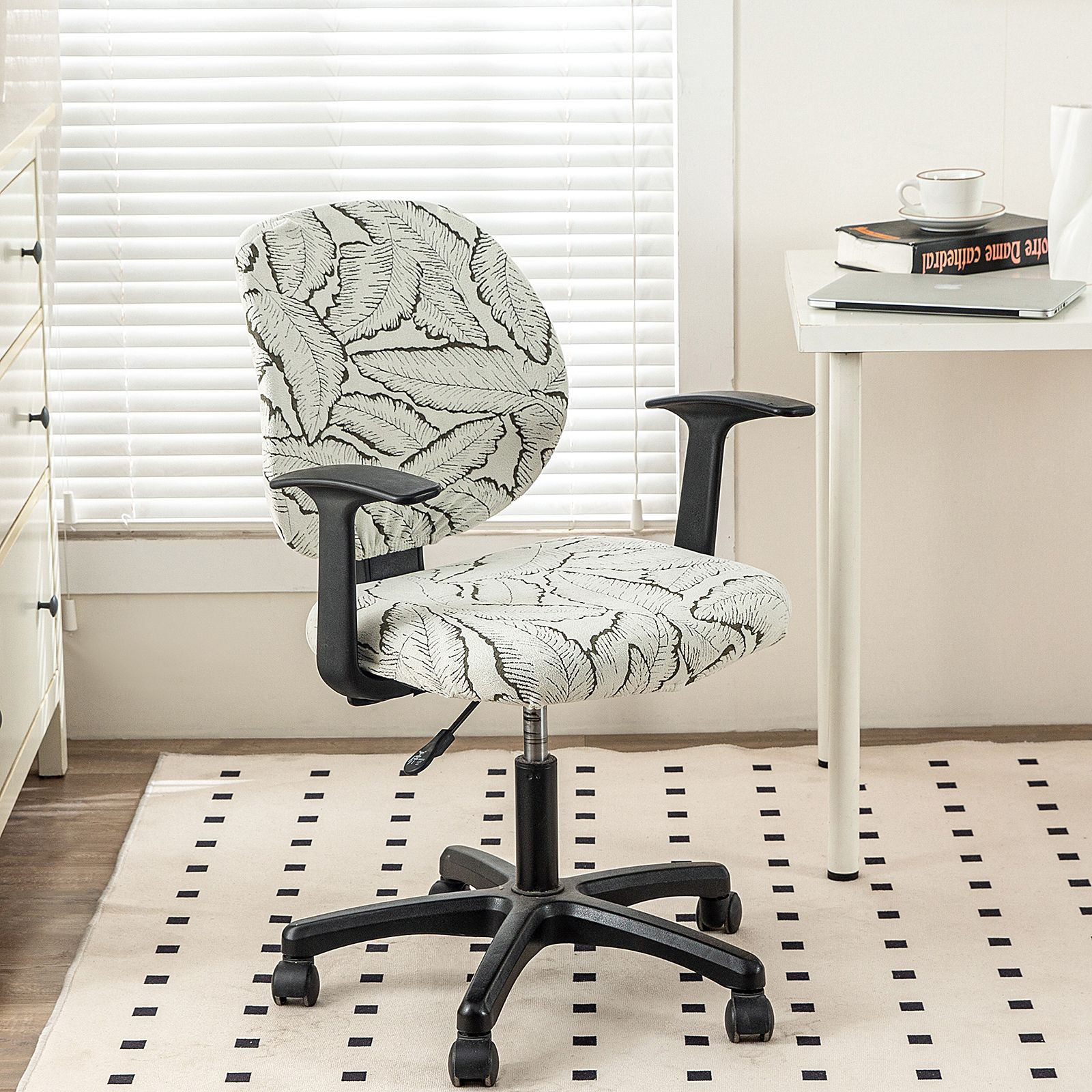 

Thickened Chenille Elastic Chair Cover Office Split Chair Cover Computer Swivel Chair Home Boss Chair Cover Split Chair Cover