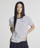 Nyuballanseu Nbneg3W422 / Women Essential Basic Striped Short Sleeve T-Shirt (Navy)