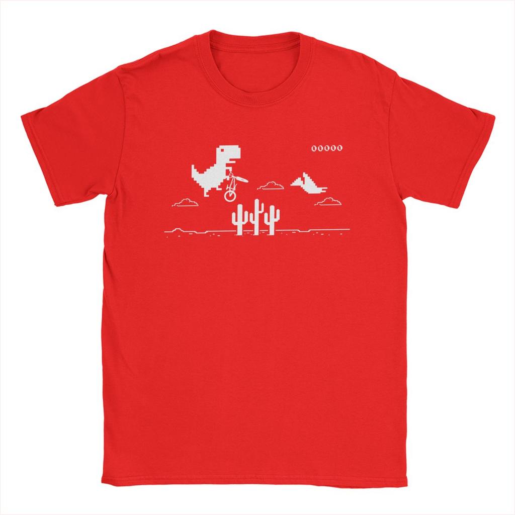 Herren T-Shirts T-Rex BMX Offline Vintage Baumwolle T-Shirts Kurzarm T-Shirts Rundhals Kleidung Geburtstagsgeschenk