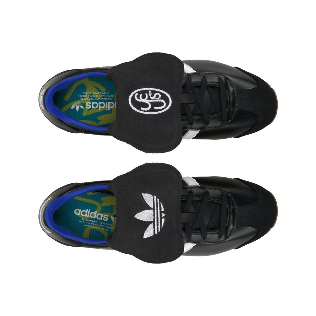 YESEYESEE X Adidas Country OG Black Blue Unisex Sneakers Core-Black Cloud-White JR2599