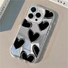 Popular Cute Love Heart Phone Case For iPhone 17 16 15 14 13 12 11 Pro Max XS X XR 7 8 Plus Make Up Mirror Shockproof Soft Funda