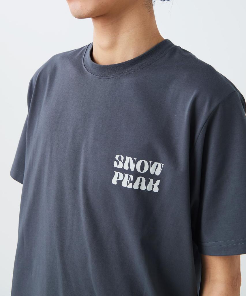 Camping Graphic Short Size M [Snow Peak] T-Shirt TS-26SU005 T-shirt, Sleeve, Men's/Women's, Olive,