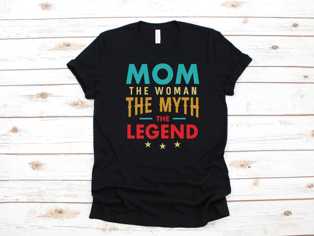 Retro Mom The Woman The Myth The Legend Shirt, Funny Mothers Day T-Shirt, Mom Gifts from ChildrenT-shirt, T-shirt, T-shirt, Tank Top