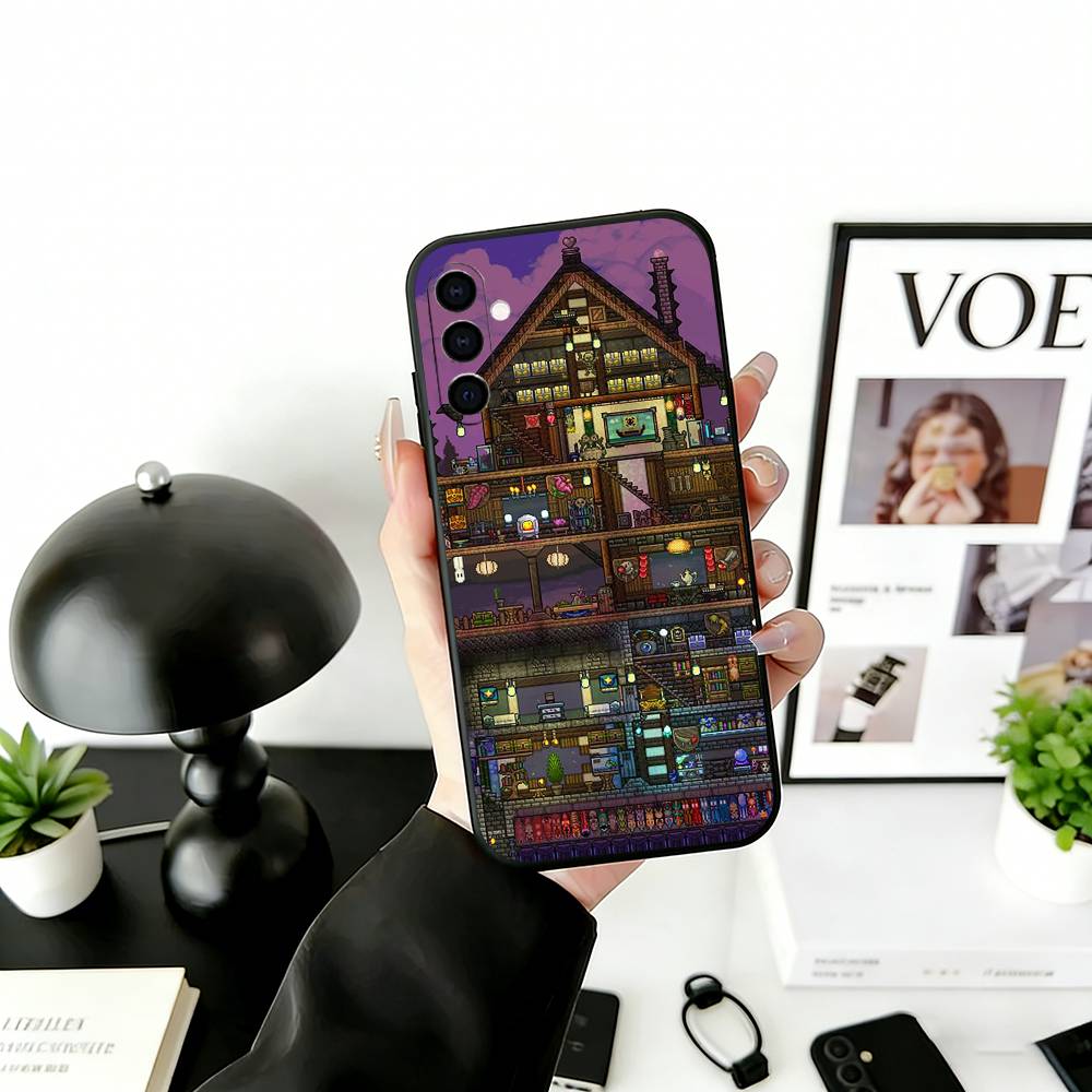 T-Terraria G-Spiel Handyhülle Für Samsung Galaxy A73,A72,A71,A70,A53,A52,A51,Weiche Silikon Schwarze Hülle
