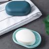 Soap Box Moisture Resistant Leak-proof Plastic Lid Design Soap Holder for Bathroom