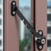 Durable Carbon Steel Window Door Support Lock Childproof Lock Window Restrictor Ensure Child Safety & Prevent Accidents