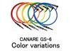 Canare GS-6 Black 20cm L-L Type Patch Cable (set of 3)