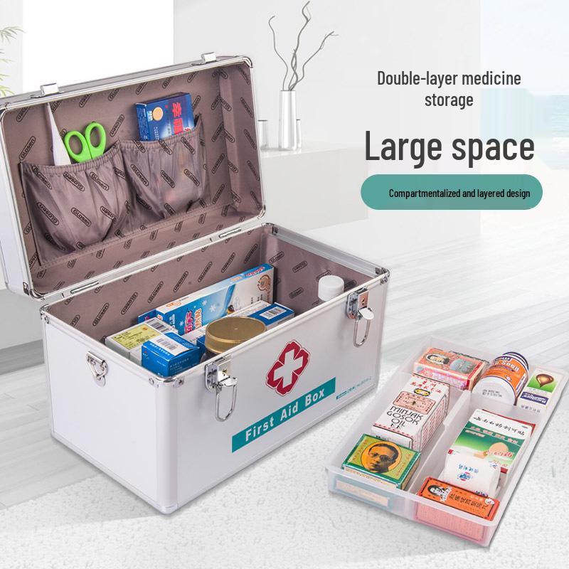 Family Pack Large Capacity First Aid Medicine Storage Box