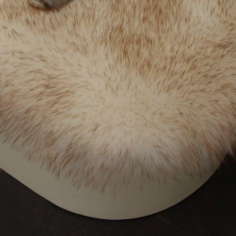 Heart-Shaped Plush Rug for Bedroom & Living Room - Cloud Style